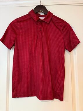 Tek Gear Red Short-Sleeve Polo Shirt - Youth - Like New- Boy’s Size L 14/16